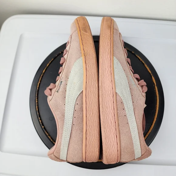 Puma Women's Suede Classic Sneakers in Dusty Pink Size 9.5 - Picture 10 of 12